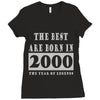 legends are born in 2000 hoodie 6 Ladies Fitted T-Shirt