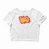 peanut butter splash Crop Top