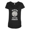pluto Never Forget Maternity Scoop Neck T-shirt