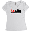 good design rip city best trending Women's Triblend Scoop T-shirt