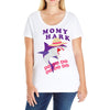 Mommy Shark -Shark Do Do Do Ladies Curvy T-Shirt