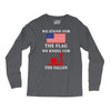 We Stand For The Flag We Kneel For The Fallen Long Sleeve Shirts