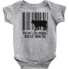 you can't love animals and eat them too! Baby Bodysuit