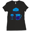 mucho vino Ladies Fitted T-Shirt