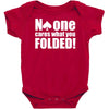 no one cares what you folded Baby Bodysuit