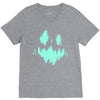halloween face V-Neck Tee