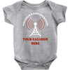 amateur ham radio callsign antenna Baby Onesie