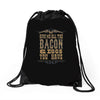 bacon2 Drawstring Bags