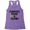 Sunrises House &amp; Techno Racerback Tank