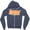 summer time Zipper Hoodie