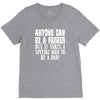 anyone can be a father V-Neck Tee