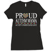 proud autism mama Ladies Fitted T-Shirt