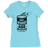 canofwhoopass Ladies Fitted T-Shirt