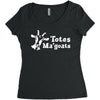 totes magoats Women's Triblend Scoop T-shirt