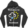 scottish weather Zipper Hoodie