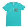 couple biker Ladies Fitted T-Shirt