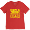 always be yourself unless you can be iron man V-Neck Tee