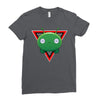 Final Space Mooncake with Triangle Ladies Fitted T-Shirt