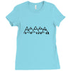 mountains tee Ladies Fitted T-Shirt