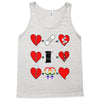 ls lesbian full heart Tank Top