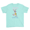 Bunny Happy Easter Youth Tee