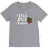 holly jolly christmas V-Neck Tee