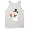 smiling snowman holding out christmas Tank Top