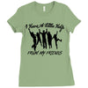 I Have a Little Help From My Friends Ladies Fitted T-Shirt