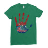 july 4 Ladies Fitted T-Shirt