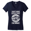 Sagittarius Hated By Many Wanted By Plenty Women's V-Neck T-Shirt