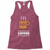 coffee addiction Racerback Tank