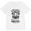 Life After Death Mess With My Daughter V-Neck Tee