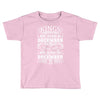 Real Kings Are Born On December 25 Toddler T-shirt