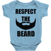 respect the beard Baby Onesie