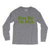 kiss me i'm irish Long Sleeve Shirts