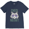CHECK MEOWT CAT V-Neck Tee