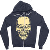 dead halloween head Zipper Hoodie