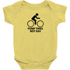 pump tires not gas earth friendly green living cool nerd geek shirt t Baby Onesie