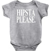 hipsta please Baby Onesie