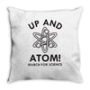 up and atom Throw Pillow