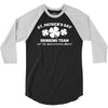 st patricks day drinking team 3/4 Sleeve Shirt