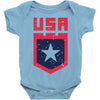 land of the free Baby Bodysuit