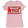 texas made lone star license plate Ladies Fitted T-Shirt