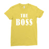 The Boss - The Real Boss Ladies Fitted T-Shirt