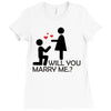 will you love me Ladies Fitted T-Shirt