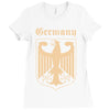 germany deutschland bundesadler berlin Ladies Fitted T-Shirt