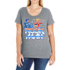 rock man Ladies Curvy T-Shirt