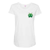 Final Space Mooncake Pocket Maternity Scoop Neck T-shirt