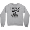 i walk with wasd Crewneck Sweatshirt