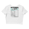 October Girl Facts Libra Crop Top